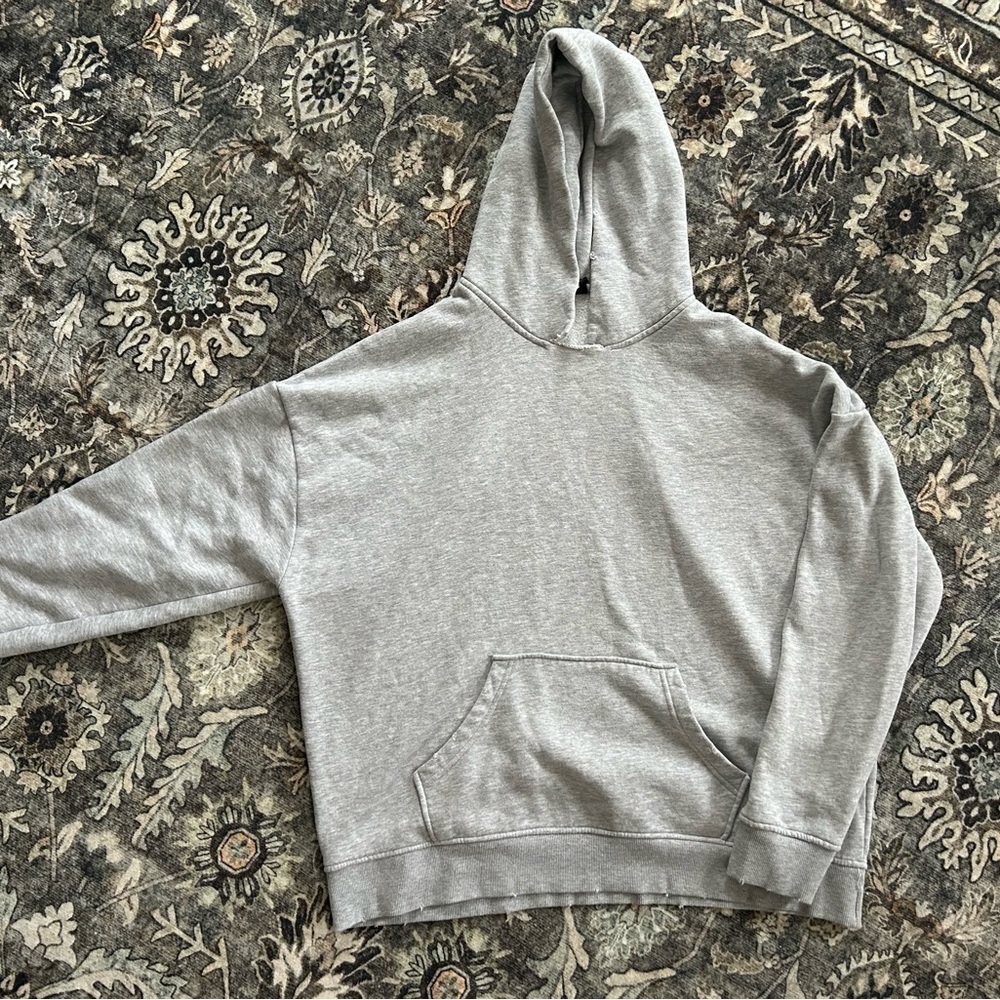 PacSun Distressed Graphic Hoodie – Gray